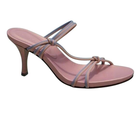 Donald Pliner Pink Lavender Mesh Elastic Leather Shoe New Strappy $225 NIB